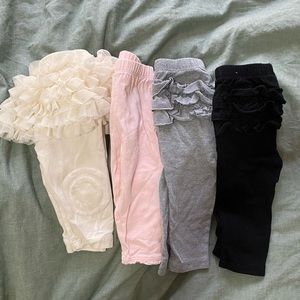 Baby girls pants bundle 3-6 mo